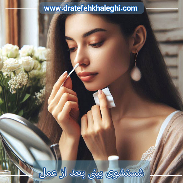 شستشوی بینی بعد از عمل - دکتر عاطفه خالقی