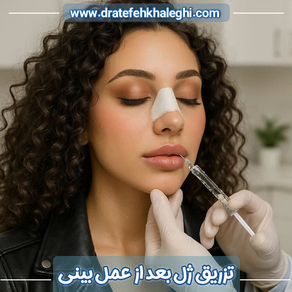 تزریق ژل بعد از عمل بینی- دکتر عاطفه خالقی https://dratefehkhaleghi.com/